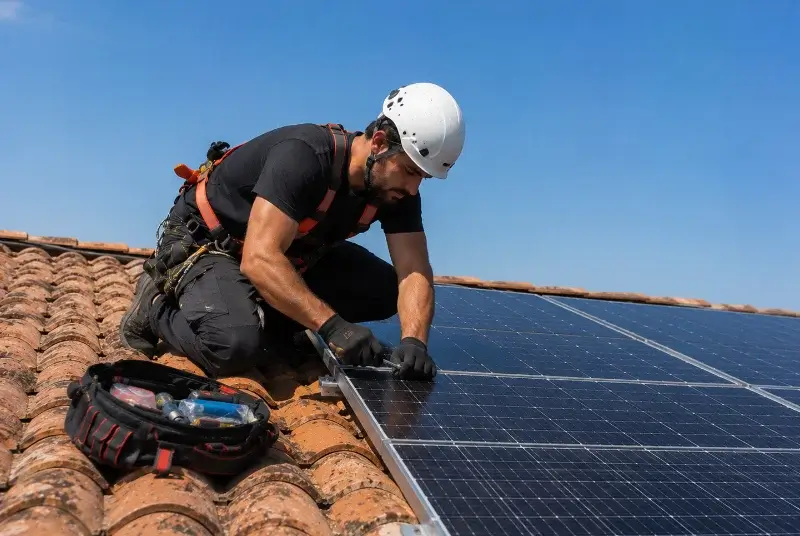 Maintenance et monitoring de panneaux solaires à Catllar